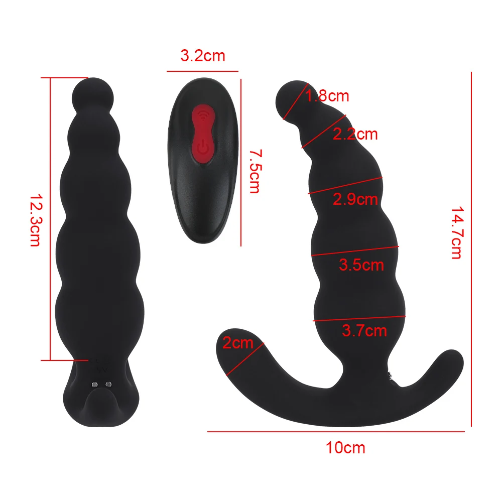 Оло 9 Частотный силиконовый Анальная пробка Мужской мастурбатор беспроводной