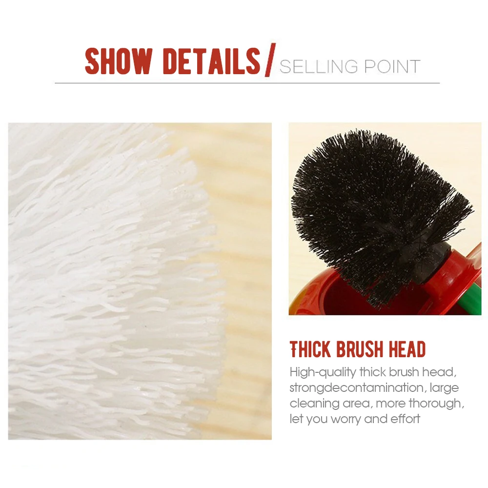 1 комплект милый комбинезон с вишня в форме туалетная щетка Чистящая Щетка для