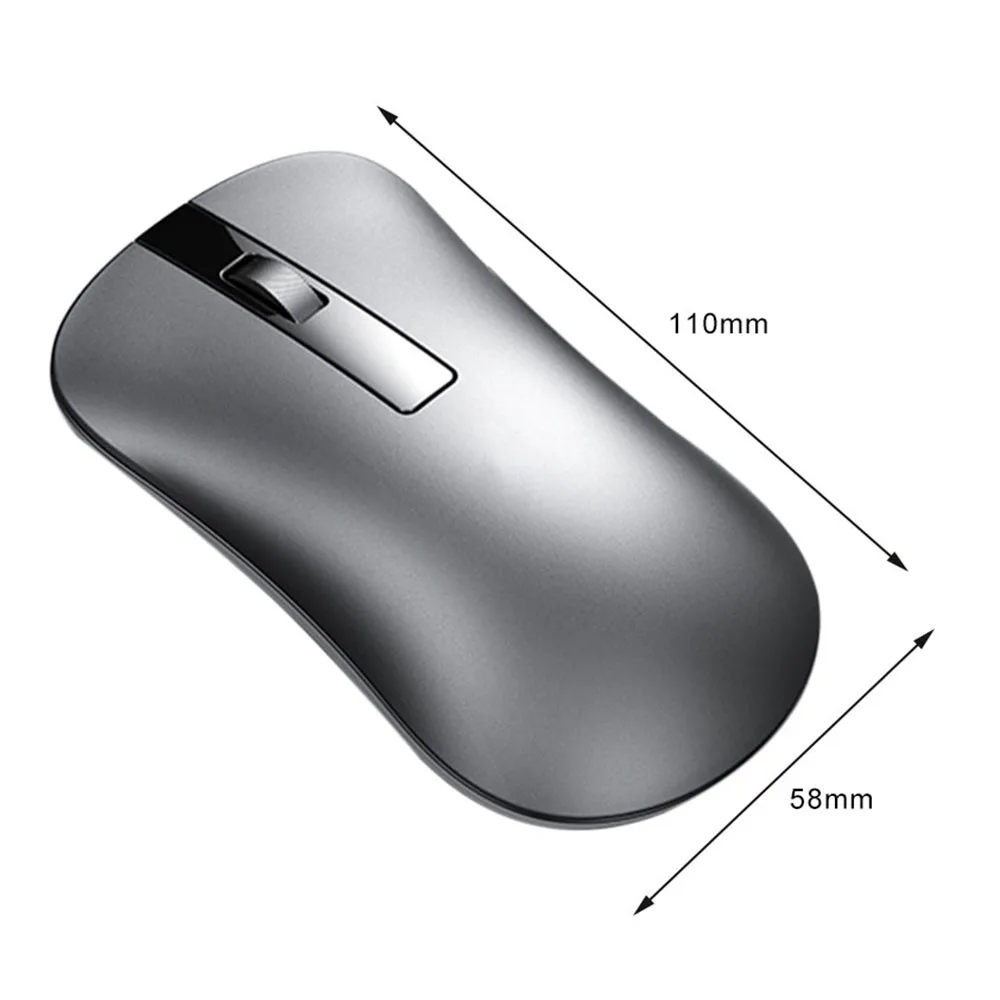 

Wireless Mouse 2.4GHz Bluetooth Silent Rechargeable Mini Mouse Ergonomic USB Computer Mice for PC Laptop Home Office
