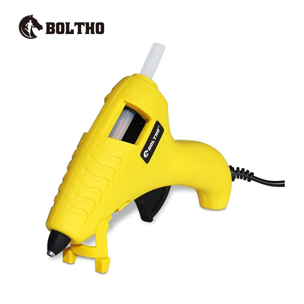 

Hot Glue Gun, BOLTHO Mini Hot Melt Glue Gun with 2pcs Glue Sticks for DIY Small Craft Projects and Home Quick Repairs