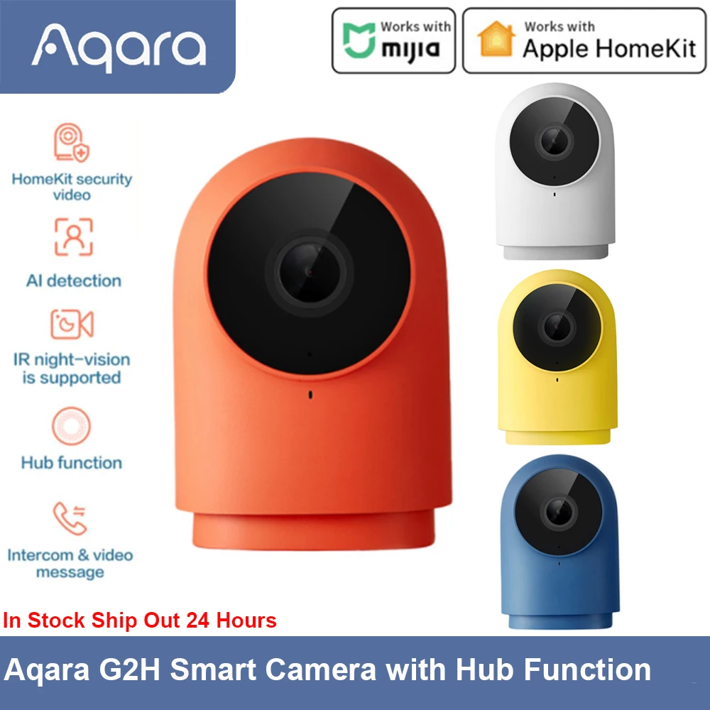 Aqara G2H Smart Camera Hub Function Zigbee 3.0 1080P HD IR Night Version AI Detection Work Apple HomeKit for Smart Home Security