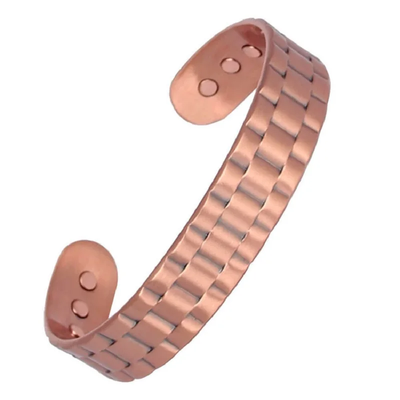 

Fashion Men Cuff Bracelet Bangle Vintage Magnet Energy Bracelet