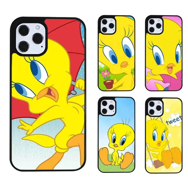 

Cartoon Tweety Bird Piolin Phone Case For Iphone 6 6s 7 8 Plus X Xr 11 12 Mini Pro Max PC Cover Fundas Coque