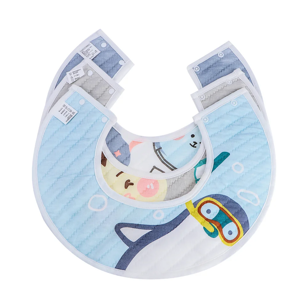 

3pcs Comfortable Baby Eating Bibs Infant Feeding Bibs Infant 360 Feeding Bibs