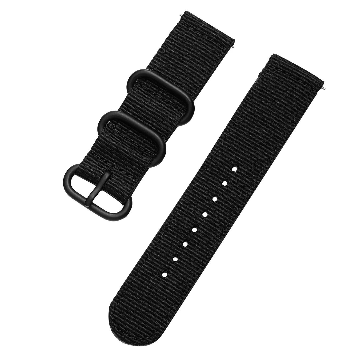 

18/20MM 22/24MM Universal watchband Thickened nylon canvas watch strap for samsung Gear S3 S2 Quick release spare
