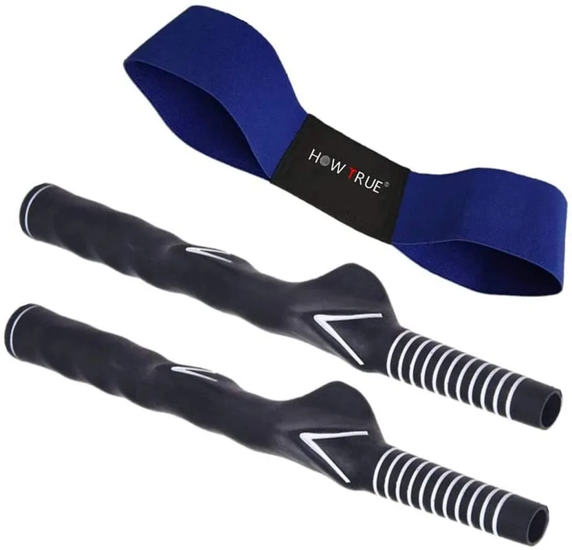 

HOW TRUE Golf Swing Grip for Right Hand Golfer Golf Swing Training Aid Golf Swing Trainer Set