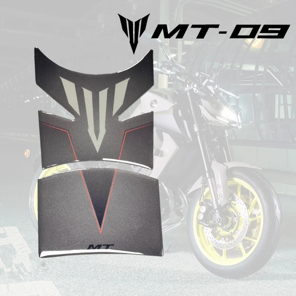 Для Yamaha MT09 MT 09 Gas Stookolie Tank Pad защитная крышка для мотоцикла наклейка 3D резиновая