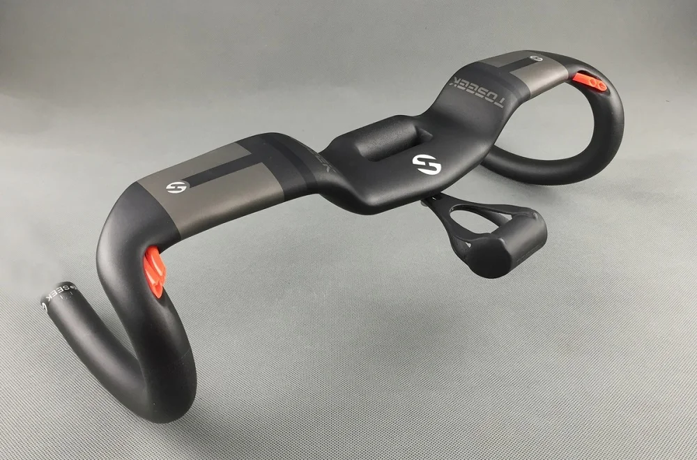 

Design Full Carbon Handlebar Carbon Fiber Road Bike Handlebars Bent Bar UD Matte 38/40/42/44 cm with Stopwatch Stents