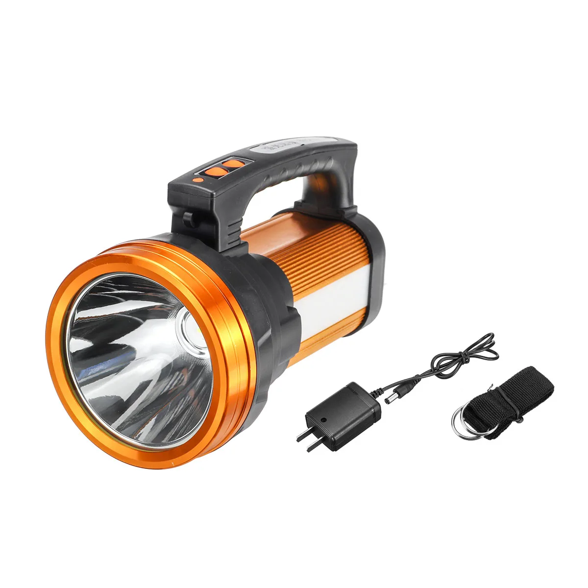 

500w Super Bright Outdoor Handheld Portable USB Rechargeable Flashlight Torch Searchlight Multi-function Long Shots Lamp Hunting