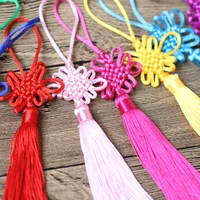 2pcslot chinese knot tassel brush fringe bangs flower tassels pendant tassel for crafts diy home garment decoration accessories