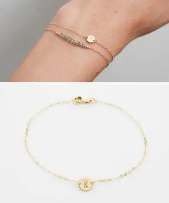 Новый Круглый Кулон 26 английских букв пара браслетов модные мужские и женские с