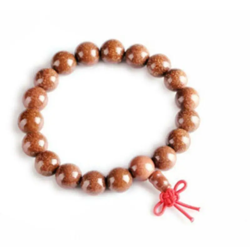 Природный золотоносный песок камень один круг буддизм браслет из