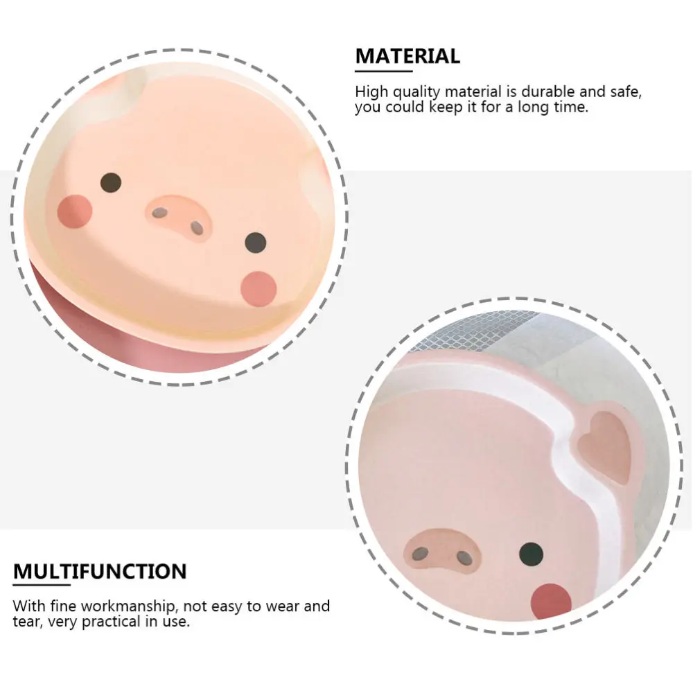 

Resin Baby Dinner Plate Catoon Toddler's Cutlery Practical Baby Tableware