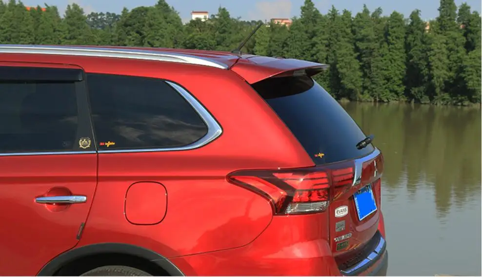 ABS Краски Автомобиля Заднее Крыло багажника выступ Спойлеры для Mitsubishi Outlander