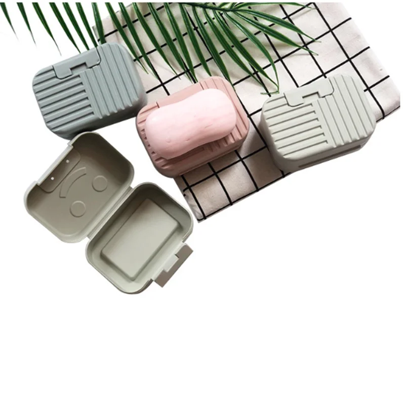 2 шт. мыльница герметичная с мультяшным изображением улыбающегося лица подставка