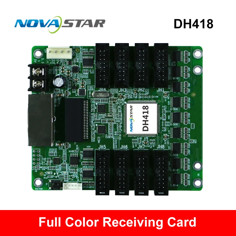 DH418 Novastar приемная карта 8 портов HUB75 светодиодный модуль 256*256 резервная