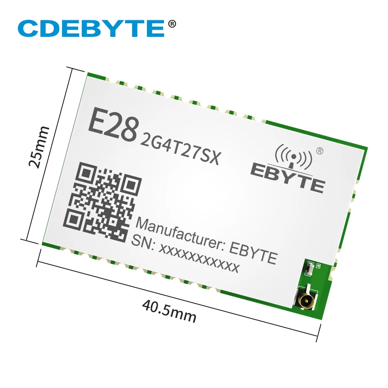 LoRa SX1281 FLRC GFSK 27dBm 2 4 ГГц Беспроводной серийный Порты и разъёмы модуль междугородной