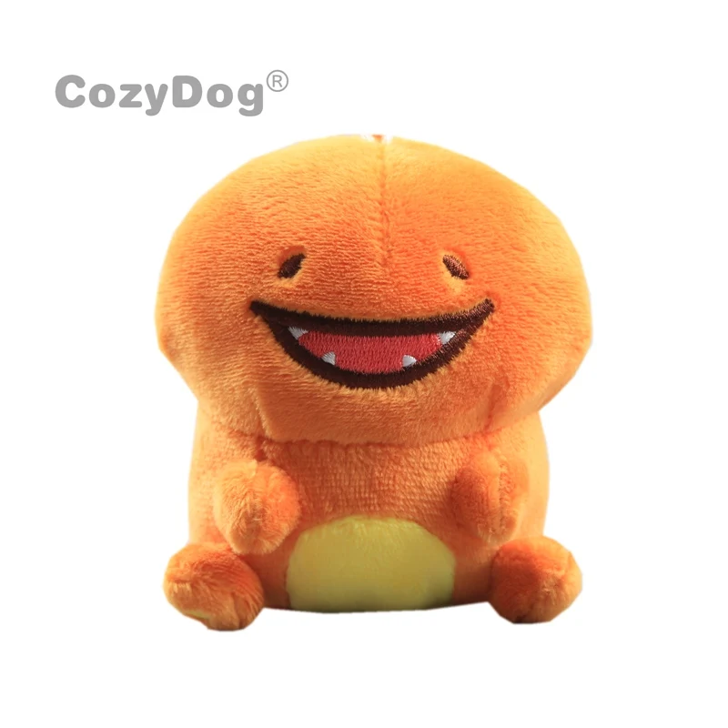 Charmander 9 cm Аниме Пикачу брелок сумка подвесные игрушки kawaii Eevee Charmander Bulbasaur Squirtle Плюшевые животные игрушка кукла детский подарок - Цвет: Charmander 9 cm