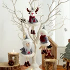 Новый продукт, Рождественская милая кукла, подвеска, снеговик, Санта-Клаус, искусственное дерево, школьный портфель, подвесное украшение, домашний декор