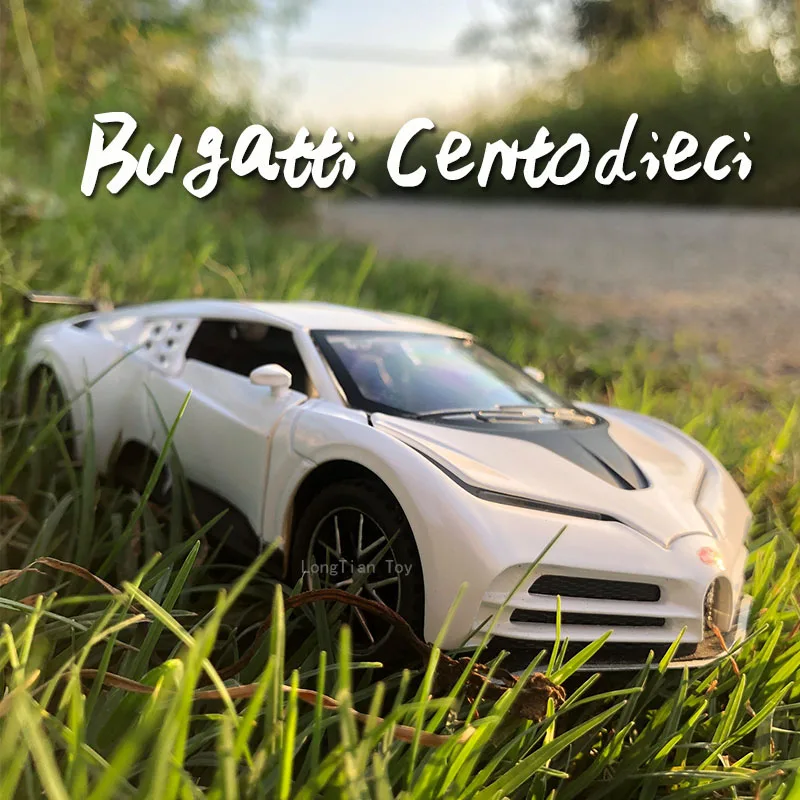 Модель автомобиля Bugatti centodieci литье под давлением 110 лет коллекционные предметы