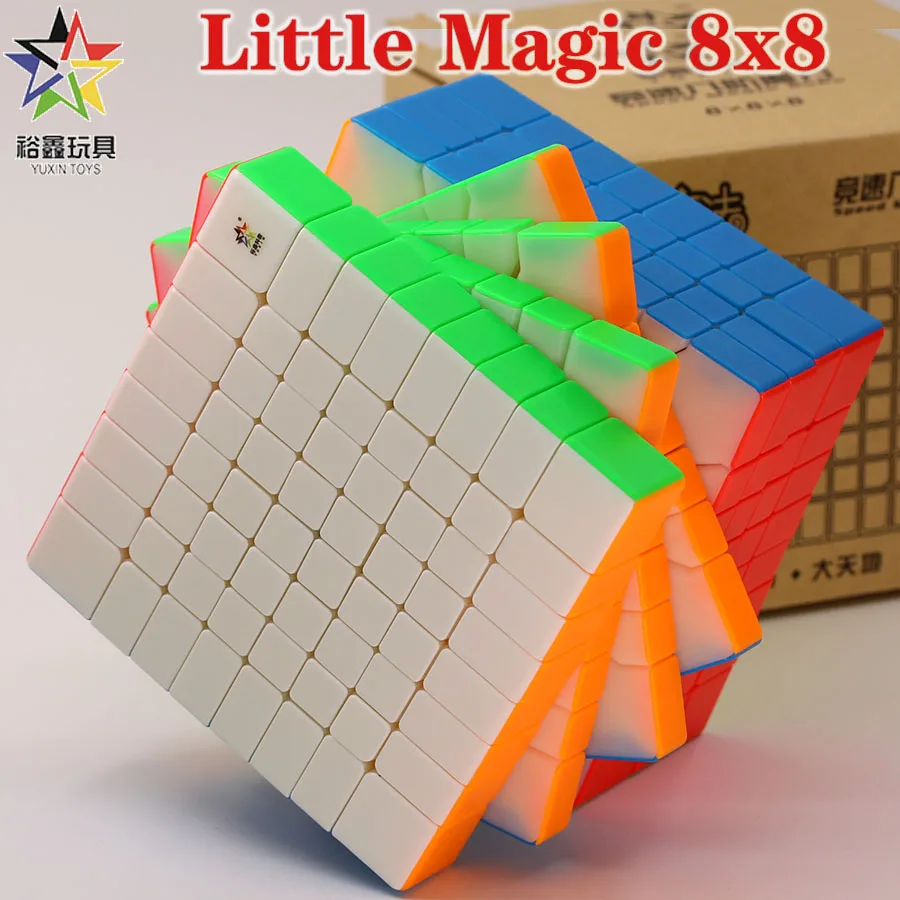 

Магический куб головоломка YuXin Little Magic 8x8x8 8x8 Профессиональный образовательный куб высокого уровня твист мудрость творческие игрушки игра