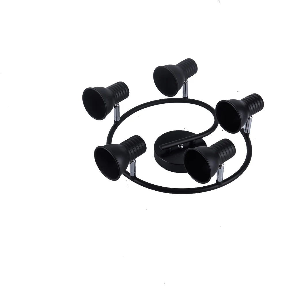 Вращающийся винтажный Железный светодиодный потолочный светильник Luminaria