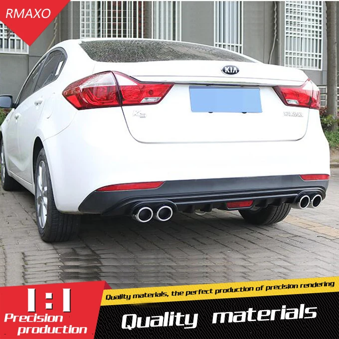 Защитные бамперы для заднего бампера Forte K3 ABS комплект корпуса Kia 2016 2018 задний