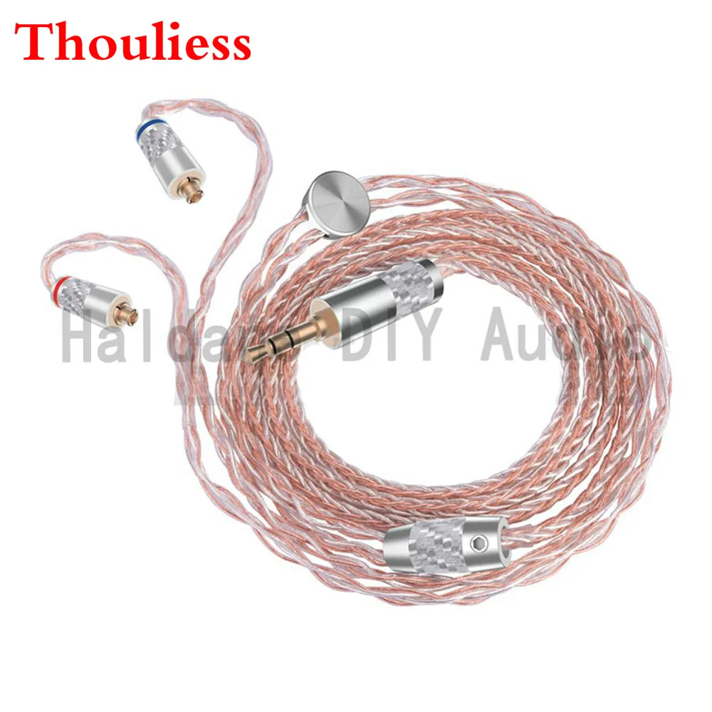 Thouliess HIFI 3 5/2 5/4 4 сбалансированный медный посеребренный смешанный кабель для