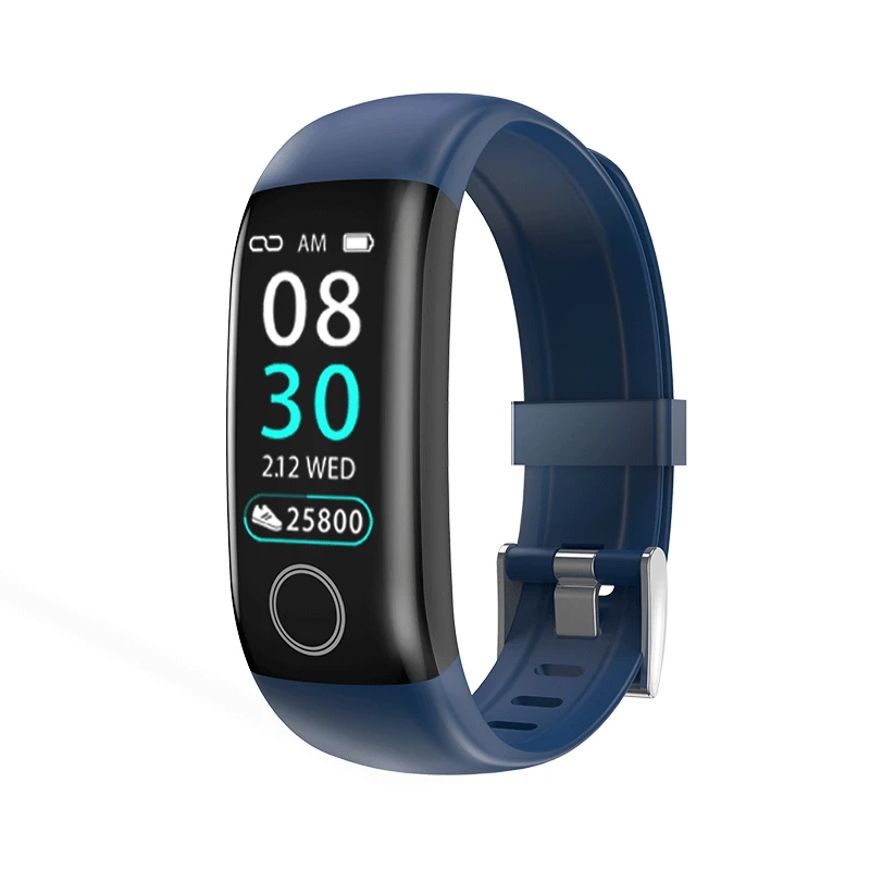 

T10 Smart Band Color Screen Watch Pedometer Sports Heart Rate Monitor Fitness Tracker Real-time monitoring of body temperature