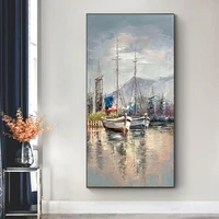 sailing oil painting beautiful abstract handpainted modern high quality unframed on canvas wall art home decorative paintings