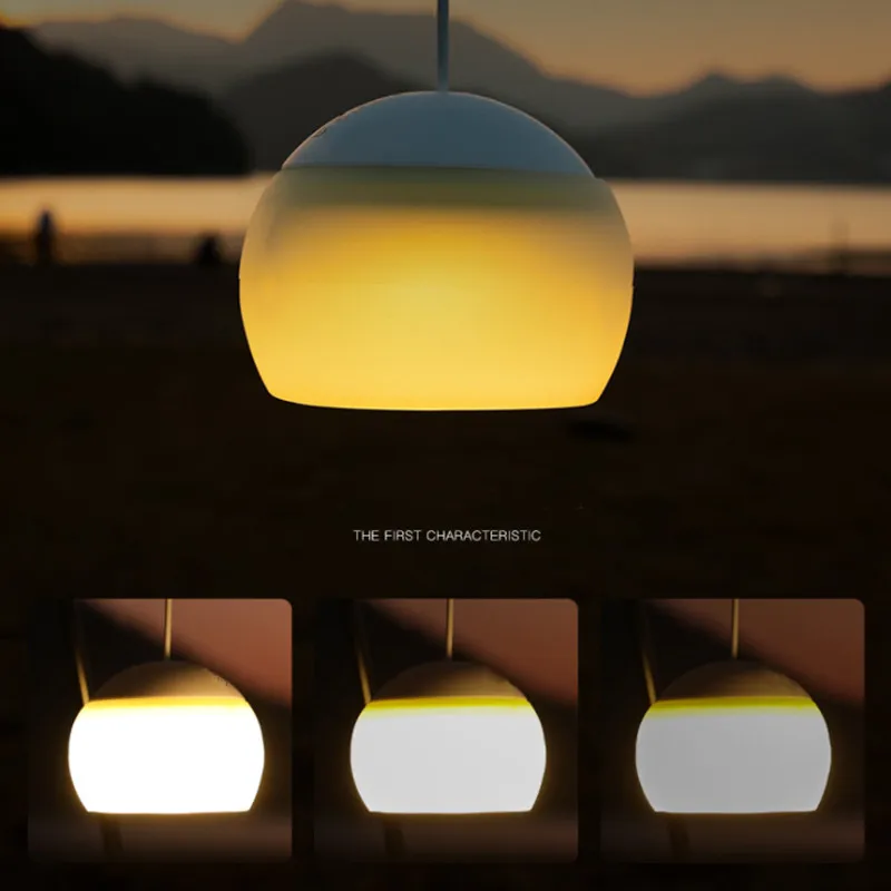 

TXZ Rechargeable Outdoor Camping Lantern Tent Light Portable USB Charging LED Emergency Night Lamp For Home Travel Hiking
