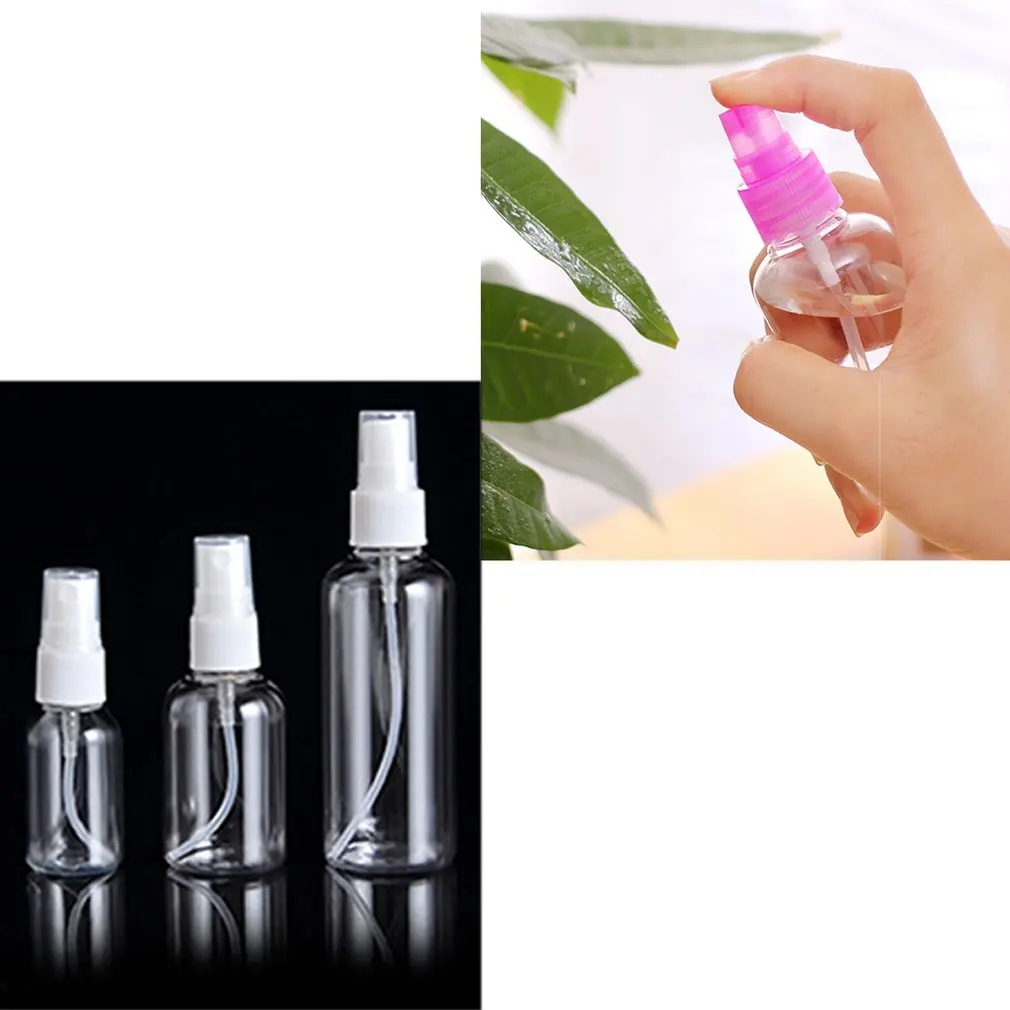 

30/50/100ml Makeup Small Watering Can Spray Bottle Cosmetic Bottle Hydrating Plastic Bottle Pet Transparent Portable