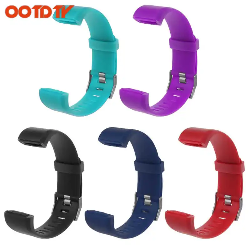 OOTDTY 5 цветов силиконовый ремешок замена для ID115 Plus Смарт часы браслет Прямая