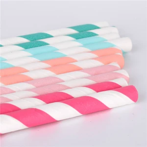 Хлопчатобумажные соломинки с морским якорем для детского дня рождения, 25 шт., декоративные одноразовые бумажные соломинки для питья