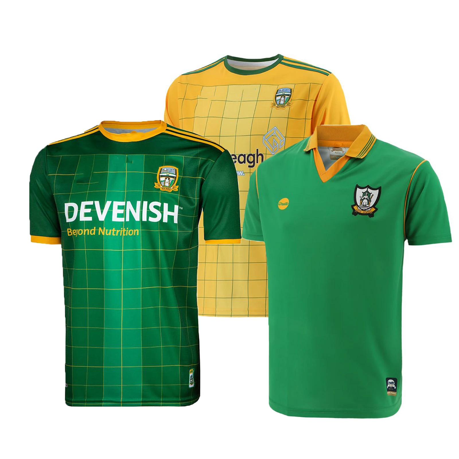 

Ретро-Джерси Meath GAA 2 в полоску Home/Hurling Away/