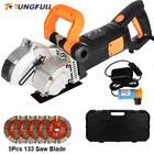 Пазовая машина для стен, электрическая машина для резки пазов, 220 В