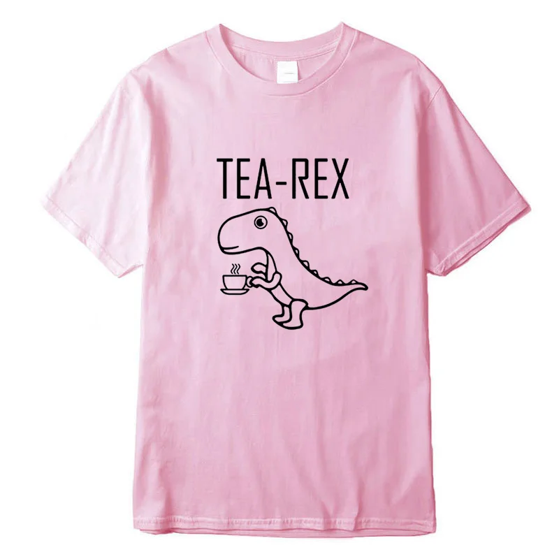 

High-quality men's T-shirts 100% cotton funny t shirts dinosaur print streetwear harajuku shirt