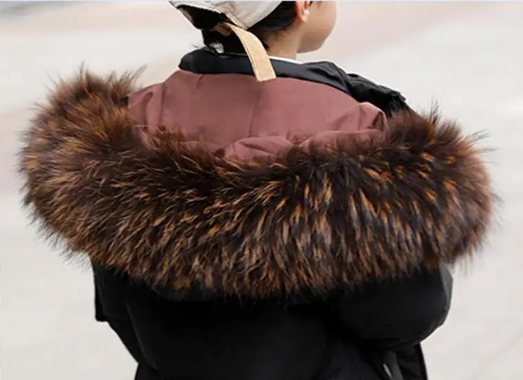 

High Quality Boy and Girls Big Real Fur Collar Hooded Down Jackets Winter New Fashion Thicken Down Coats Children Outerwear