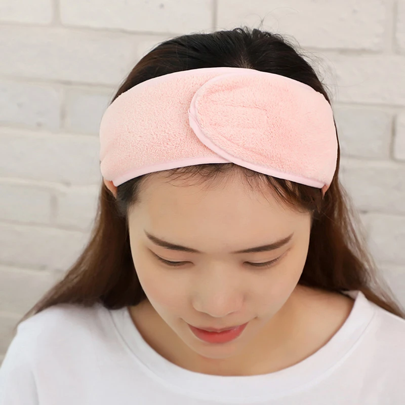1PC Women Adjustable Makeup Towel Hair Wrap Head Band Universal Girl Soft Salon SPA Facial Headband Hairband Accessories | Красота и