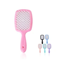 new wide teeth hollow mesh combs women scalp massage comb hair brush hollowing out home salon diy hairdressing tool