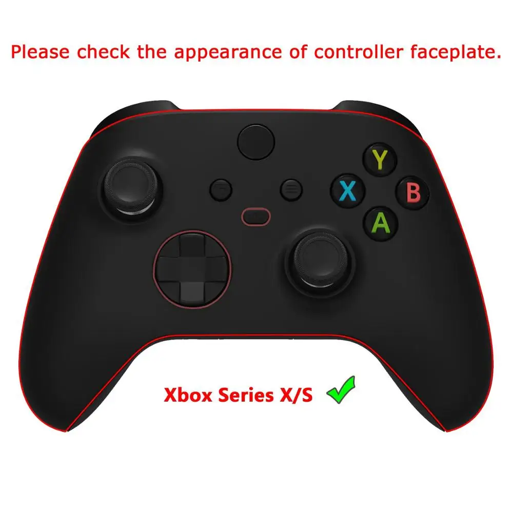 PlayVital Pure Series Anti-Slip Silicone Cover Skin Case Protector for Xbox Series S / X Controller with ThumbGrip Caps