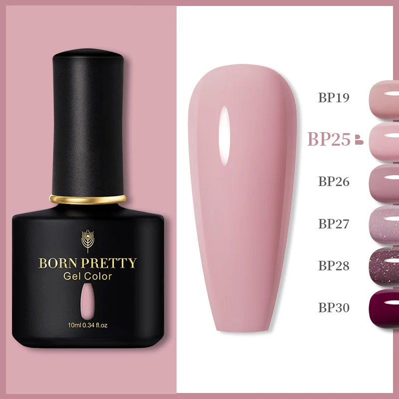 Гель-лак для ногтей полуперманентный 10 мл телесный гель с блестками | Красота и