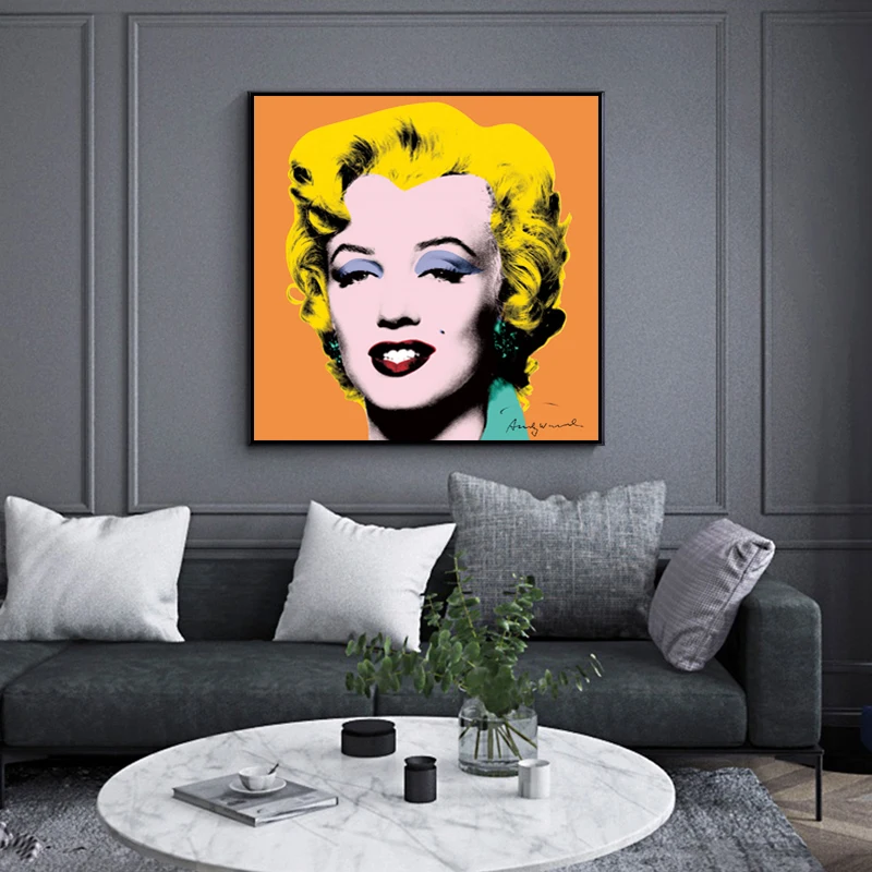 Плакат Andy Warhol картина Мэрилин Монро Сексуальная Женская Печать холст картина настенные картины для гостиной Куадрос домашний декор