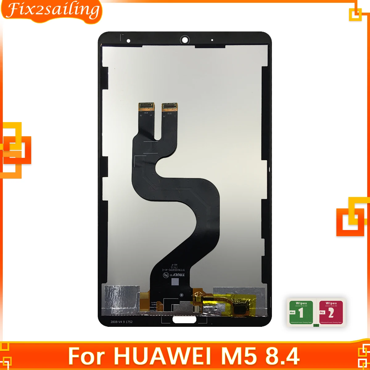 

8.4" 100% Tested For Huawei MediaPad M5 8.4 SHT-AL09 SHT-W09 LCD Display Touch Screen Digitizer Plane Assembly Replacement