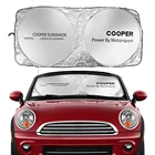 Солнцезащитный козырек на лобовое стекло автомобиля, выдвижной козырек от солнца для Mini Cooper R55, R56, F54, F56, R59, F57, R60, R61, аксессуары