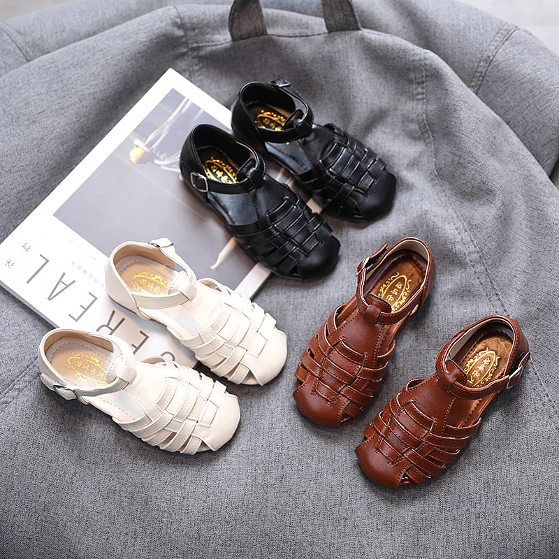 Fashion Children Sandals Casual Kids Shoes Summer Kids Sandals Retro Girls Sandals For Girls Breathable Shoes For Girls Shoes