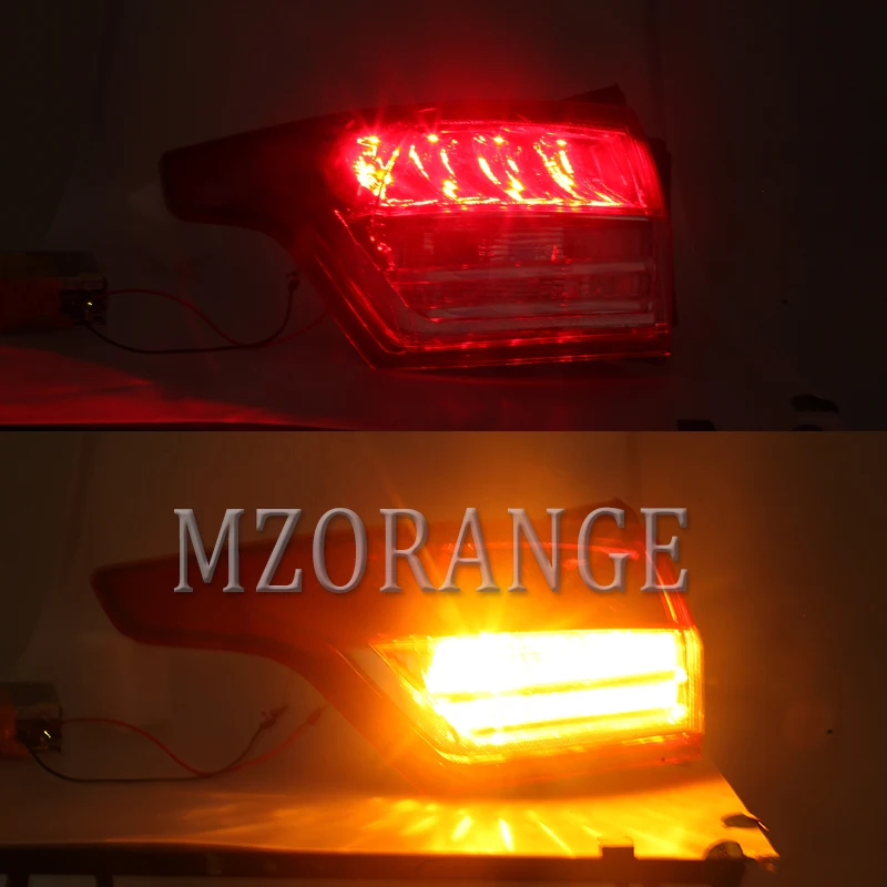MZORANGE для Ford Escape KUGA 2013- светодиодные ходовые огни задние фонари Лампа автомобили Противотуманные фары внешний Автомобиль Стайлинг