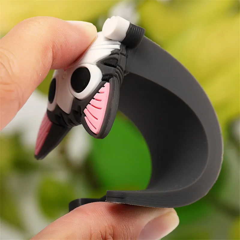 Симпатичный силиконовый дверной ограничитель в форме мультяшного кота