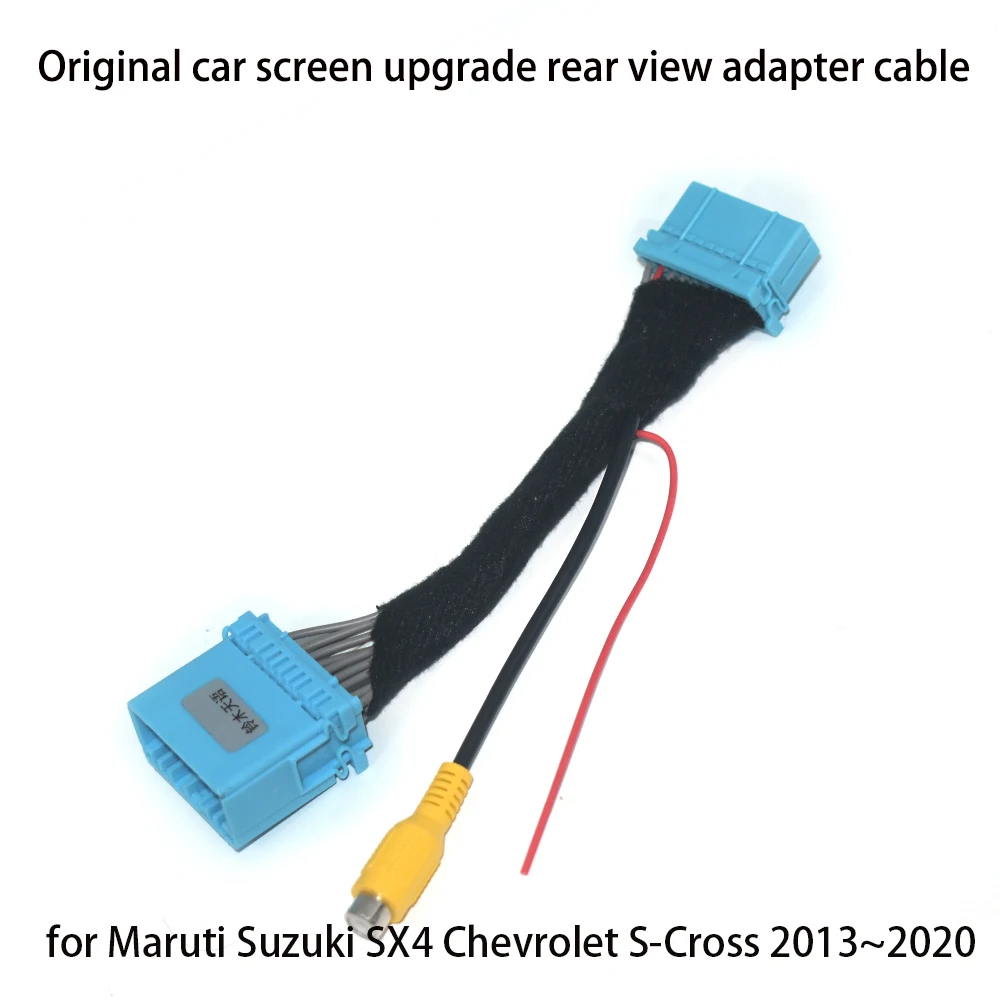 Автомобильный адаптер заднего вида для обратной камеры RCA кабель Maruti Suzuki SX4 Chevrolet S