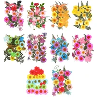 25 pcspack dried flowers uv resin decorative natural flower stickers 3d dry beauty decal epoxy mold diy filling making craft